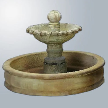 Giannini Garden Marina One Tier Pond Outdoor Water Fountain